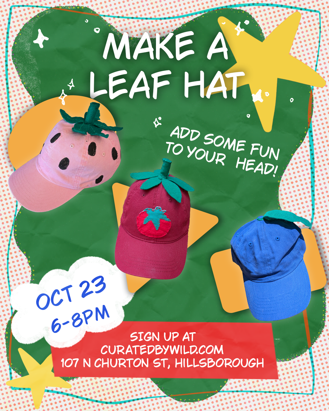 Make A Leaf Hat - Oct 23rd